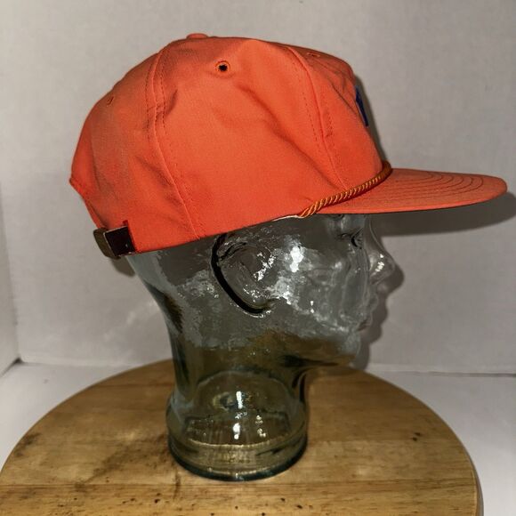 Vintage Ravines Golf Orange Rope Hat Texace USA Made Strapback Cap main image 4